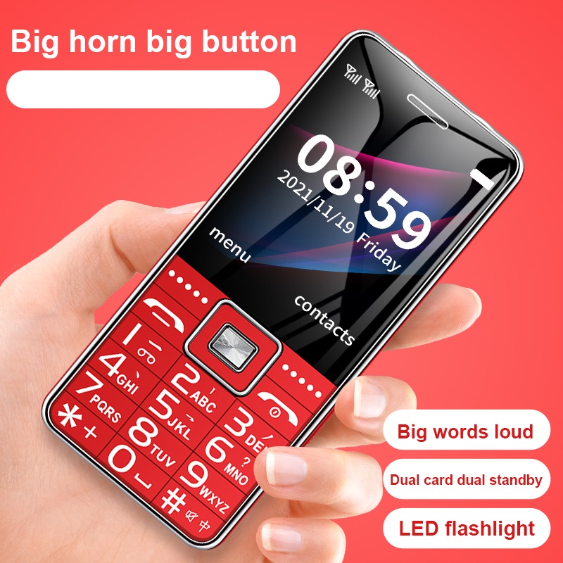 Mafam Telefono cellulare per il vecchio SOS Aiuto Chiamata veloce Lista nera Funziona semplicemente Suono forte Due torce Batteria di grandi dimensioni Sblocco in standby lungo