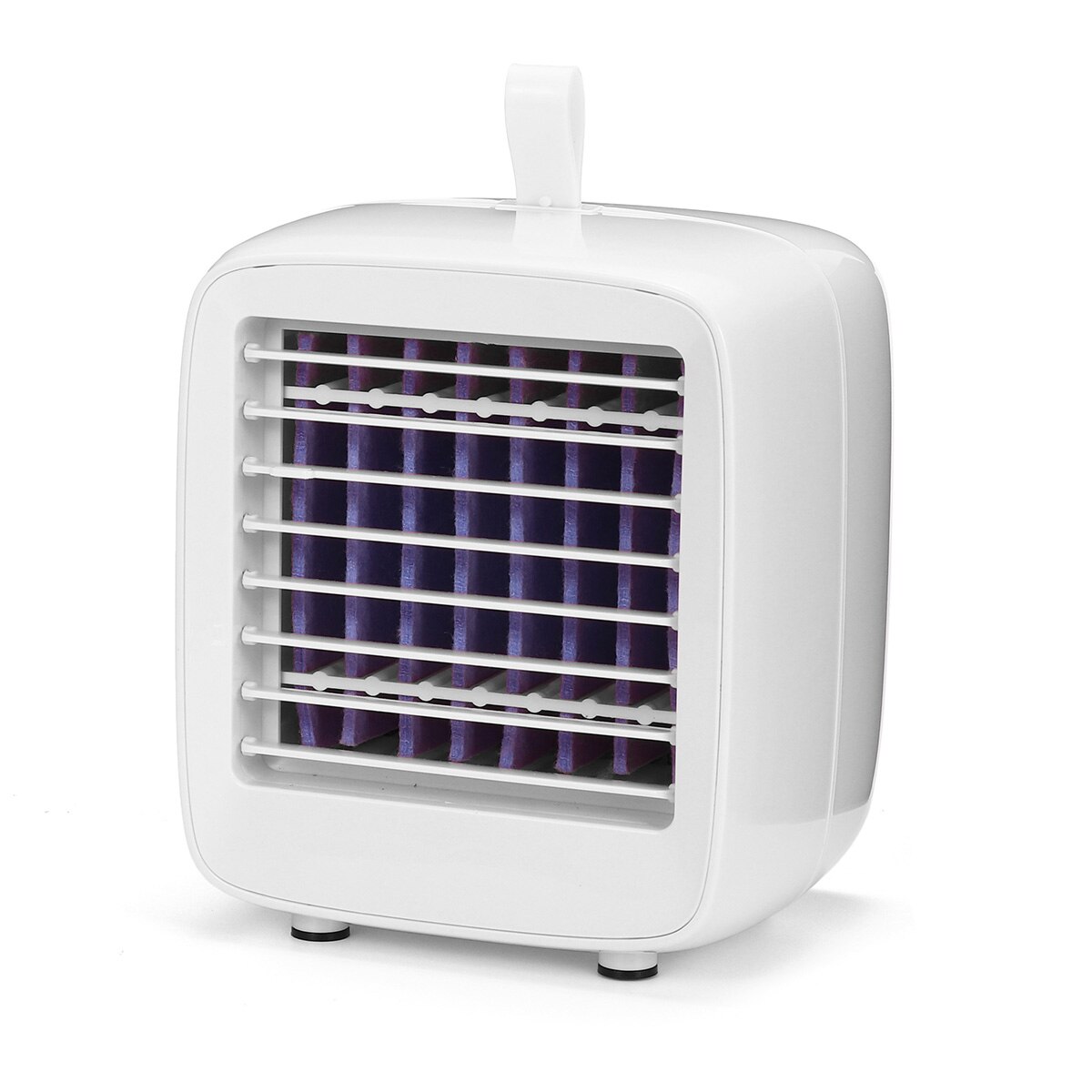 Mini klimaanlæg bærbar luftkøler 200ml vandtank hjem personligt rum køler blæser usb desktop køleventilatorer 2 speed
