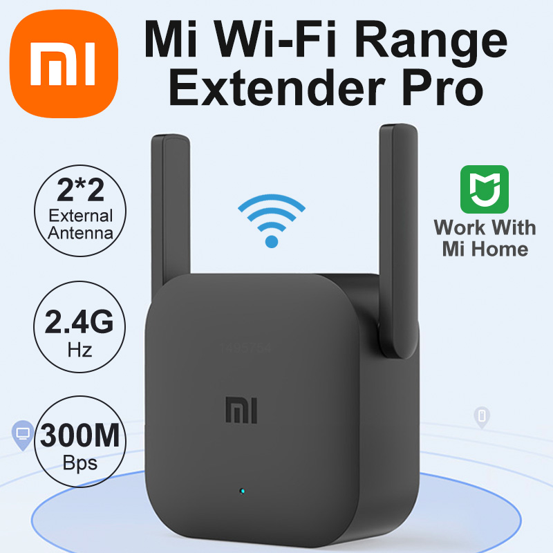 Original Xiaomi Mijia MI WiFi Repeater Pro 300M 2.4G Amplifier Network Expander Wi-Fi Range Extender Pro For Wi-Fi Router Home
