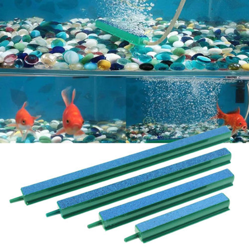 Fish Tank Aeration Plastic Casing Wall Curtain Bubble Release Aquarium Aquarios Air Stone Bars Oxygen Pump Diffuser Accessory