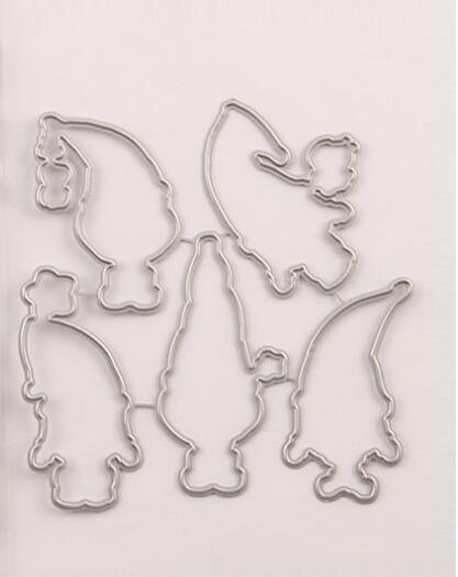KLJUYP Santa Claus Transparent Clear Silicone Stamp Cutting Dies Set for DIY scrapbooking/photo album Decorative: Cutting Dies Price