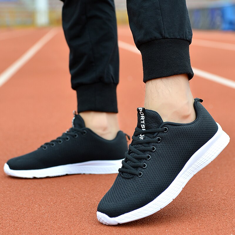 Grande taille 39-48 zapatillas de deporte chaussures hommes Tennis baskets léger homme chaussures respirant hommes formateurs articles chaussants pour hommes