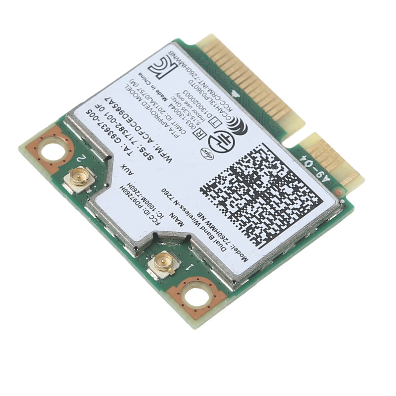 7260nb intel 7260hmw nb mini pci-e wifi karte für hp laptop 300m duan-band drahtloser netzwerk adapter sps: 76589-001 717382