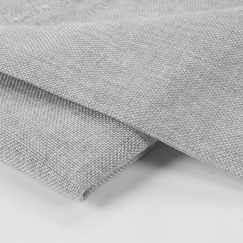 1.46 x 0.5m støvtæt hør stof højtaler net cover klud ensfarvet sofa baggrund hjem tekstil stof akustisk: 05