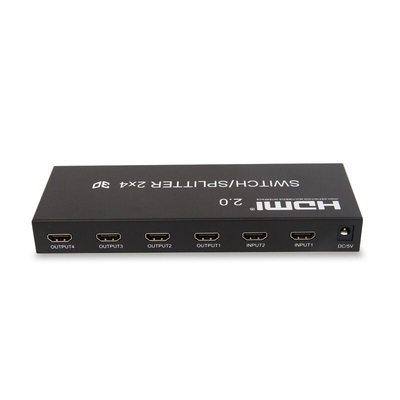HDMI-compatible Switch Splitter 2 in 4 out HD TV Computer Notebook Monitor Displayer Splitt Two Computers Shared Switch 1080p