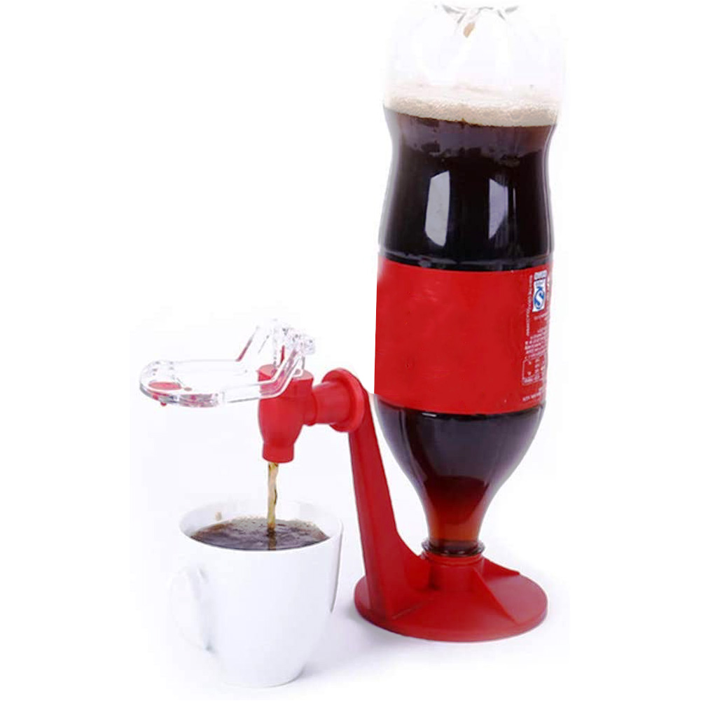 Distributore di Soda bottiglia di coca cola bevanda gassata invertita capovolta macchina per l'erogazione di acqua potabile Home Party Pub Bar Drinkware