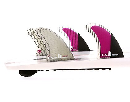 FCS II Reactor PC Carbon Quad Rear Fins (2 fin) set