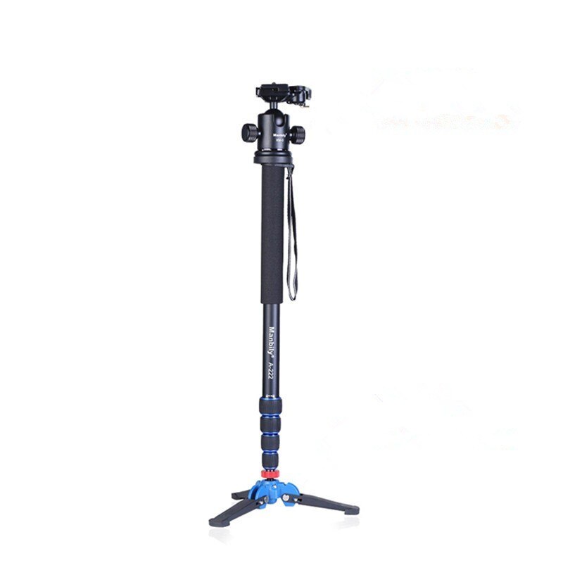 Manbily A-222 165cm/65&quot; Portable DSLR Camera Monopod&amp;M-1 Base head ball Mini tripod Stand For Canon Nikon phone DV