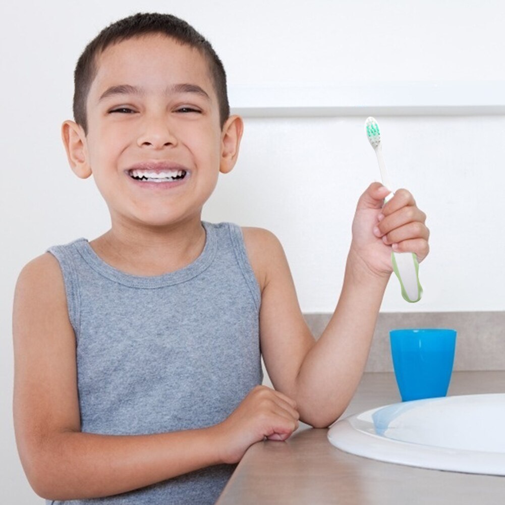 2 pces prático portátil escova de dentes criança cuidados dentários escova de dentes multi-funcional treinamento conveniente escovas de dentes para crianças