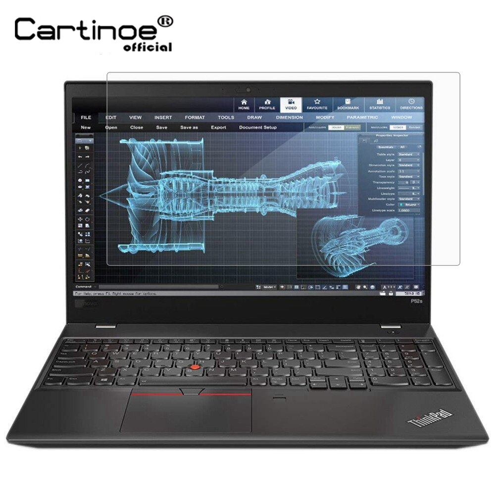 Cartinoe 15.6 Inch 16:9 Laptop Screen Protector Voor Lenovo Thinkpad P52s P51 Notebook Universele Screen Filter Guard Film 2 stuks