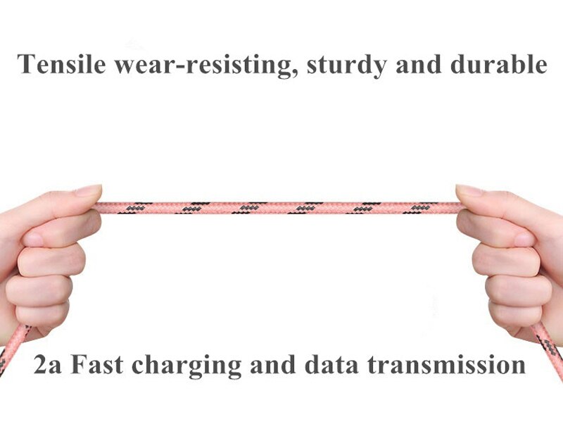 Câble USB type-c 2,4a pour recharge rapide et transfert de données, cordon de chargeur USB-C pour téléphone Samsung S9/S8/Plus/Note 9/8/Huawei P20/Xiaomi mi8