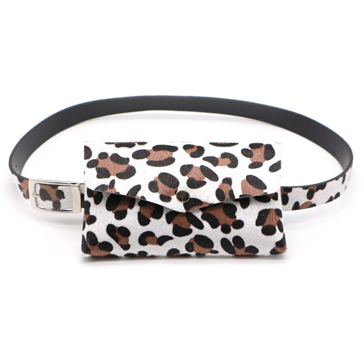 Women Belt Bag Leopard Print Waist Bag Fanny Pack Women Bum Bag Female Bag: C