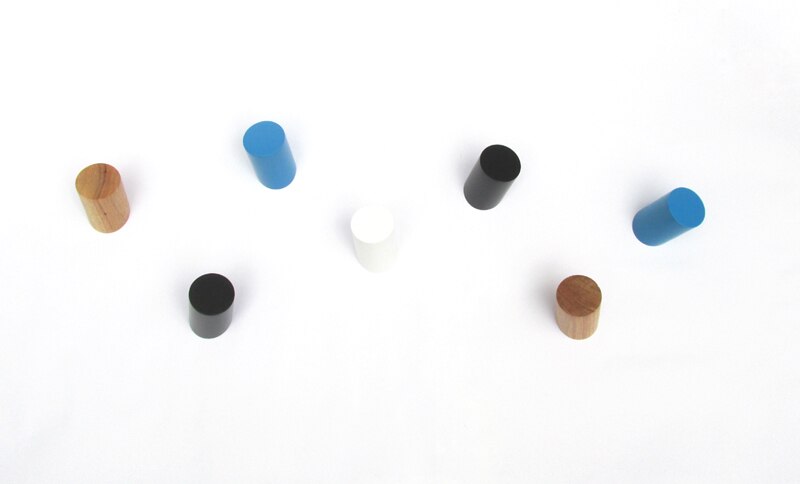 Træ kappekroge dekorative vægkrog minimalistiske moderne soveværelse gang vægmonterende dekorative væghængende kroge