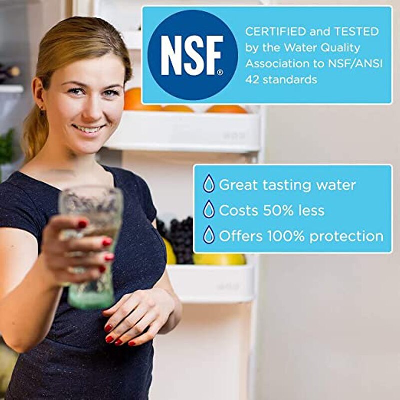 Replacement Bosch 644845 9000194412 ultraclean refrigerator water filter, 1 pack Grandado