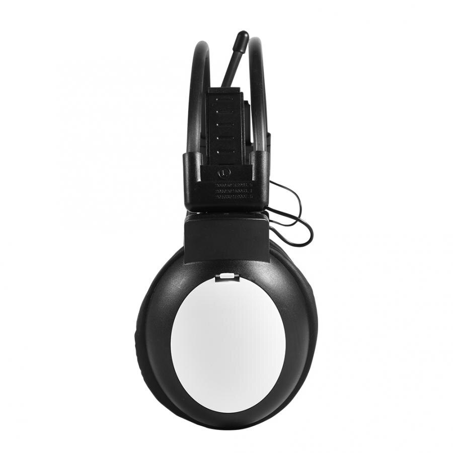 Over Ear Opvouwbare Koptelefoon Draadloze/Bedrade Hoofdtelefoon Dual Track-Noise Cancelling HiFi Headset FM Radio Lcd-scherm met oorbeschermer
