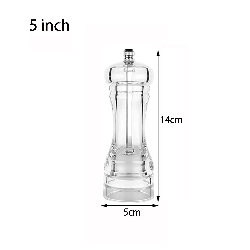 Acryl Salz Und Pfeffermühle Manuelle Pfeffermühle Multi-zweck Getreide Mühlen Gewürz würzen Schleifer Küche Werkzeuge: C03