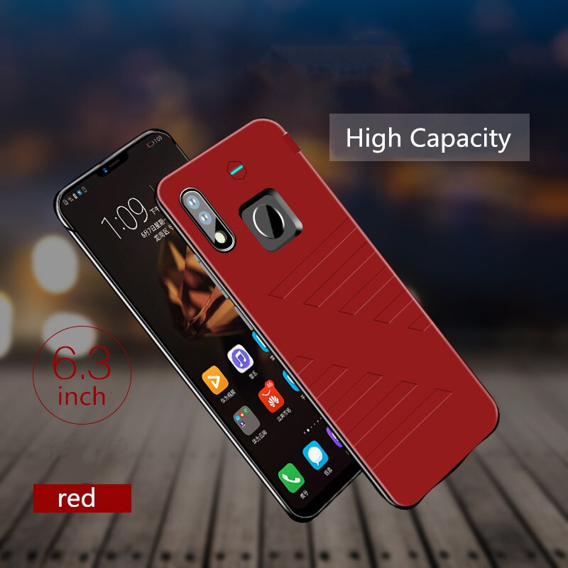 NTSPACE 3 Portátil Power Bank Pacote de Carregamento Capa Para Huawei Nova Caixa de Bateria 6800 mAh Externa Voltar Clipe Carregador de Bateria casos