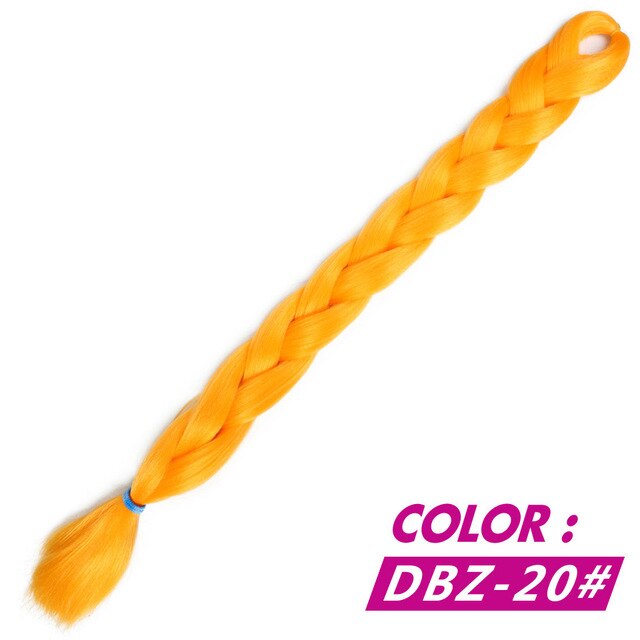 20 farve syntetiske flette hår extensions 82 tommer 165g/ pakke lange jumbo fletninger hæklet hår bulk houyan: T4/27/30