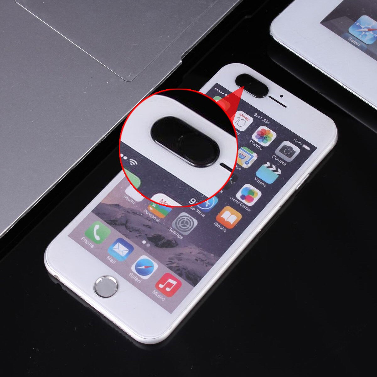 Ultradunne webcamcamerahoezen, beschermers tegen hackers, bescherming tegen privacy, hoezen voor laptops, ipads en pc's, privacystickers