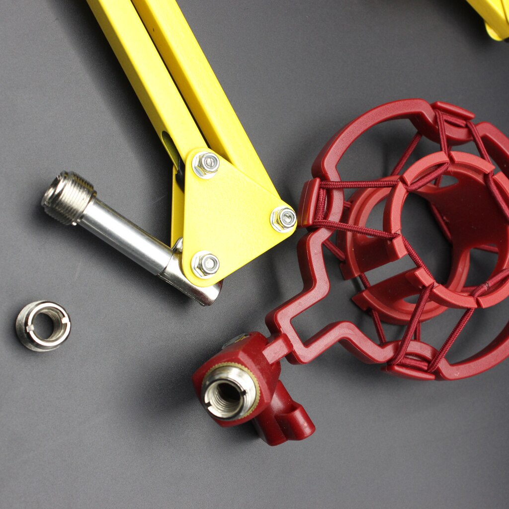 2 Microphone MIC Clip Screw Thread Adapter 3/8 "to 5/8" Connector