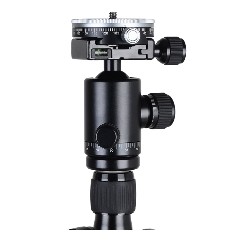 GIZOMOS XILETU TPC-60 Tripod Head ACRA SWISS Panoramic Tripod Head Video 360 Camera MiNi Tripod Head For Camera DSLR Alluminum