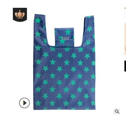 Eco Shopping Bag Foldable Reusable Tote Folding Pouch Convenient Large-capacity Storage Bags: G316752