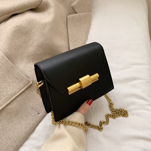 Ivog Aankomst Dagelijks Dames Kleine Crossbody Schouder Handtas Zwart Gg Wit Chain Hand Tassen Voor Vrouwen