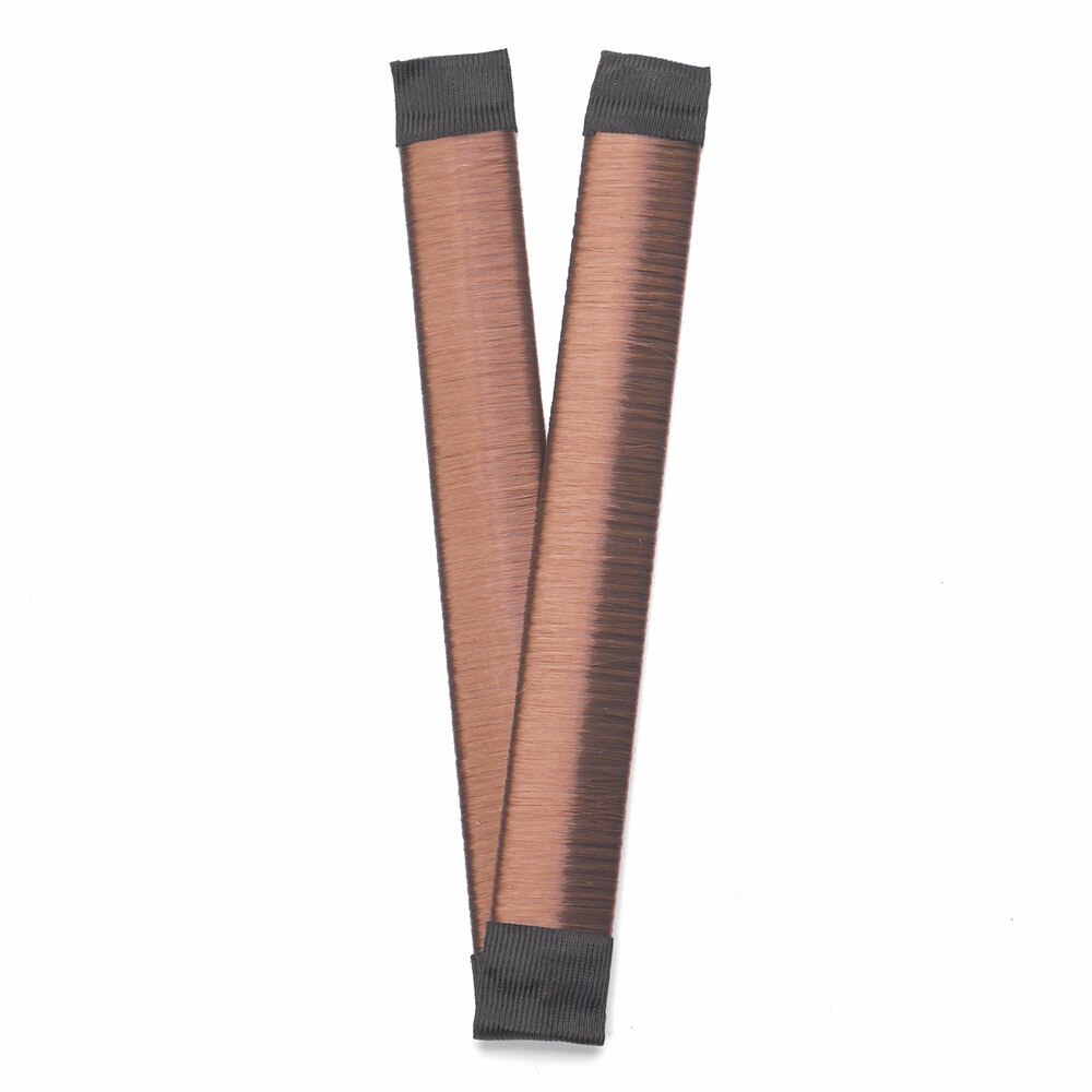 1 Pc Twist Spons Donut Bun Maker Kapsel Franse Vlecht Haar Tools Styling Diy Magic Bun Maker Haar Vlecht Accessoires zwart: light coffee