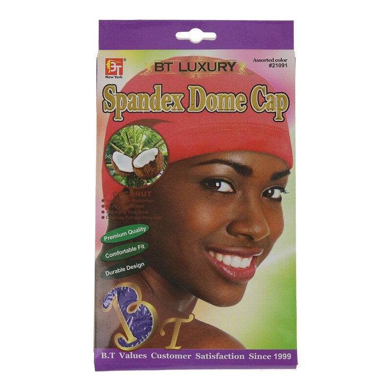 Beauty Town Luxe Kokosnoot Spandex Koepeldop Kleur Gevarieerd (21091)