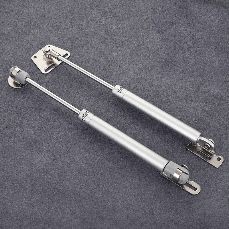 2Pcs Home Cabinet Door Support Hinges Bookcase Door Hydraulic Lifting Rod Furniture Mute Hidden Support Rod Hardware Accessories