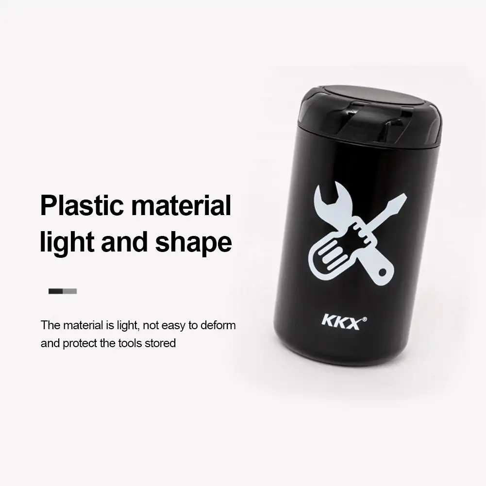 Caja de herramientas para bicicleta, Kit de reparación de cápsulas impermeable, bolsa de almacenamiento para soporte de portabotellas, accesorios para ciclismo de montaña y carretera