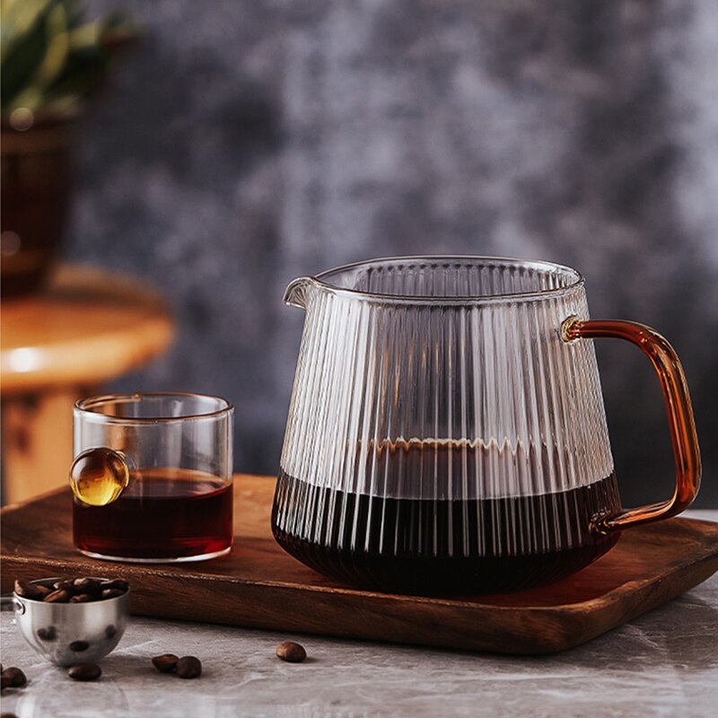 Glass Coffee Pot Hand Brewed Drip Pour Over Coffee Filter Holder Rack Coffee Filter Hand Brewed Coffee Filter Set