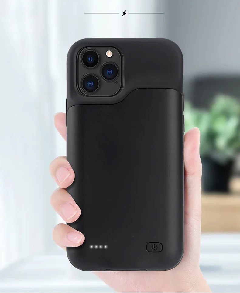 Funda para cargador de batería de 20000mAh, cubierta de carga para iPhone 11, 12, 13, 14 Pro Max, XR, Xs Max, 6, 6S, 7, 8 Plus, Power Bank