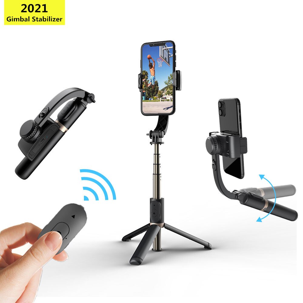 Handheld Gimbal Stabilizer Mobiele Telefoon Bluetooth Selfie Stok Gimbal Houder Selfie Stand Voor Ios/Android Telefoon