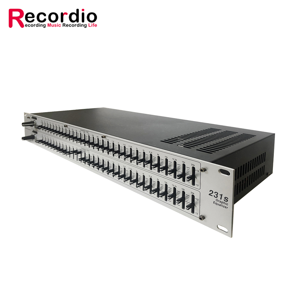 Ecualizador gráfico de 31 bandas, sistema de Sonido para escenario, doble canal de alto rendimiento, GAX-231S