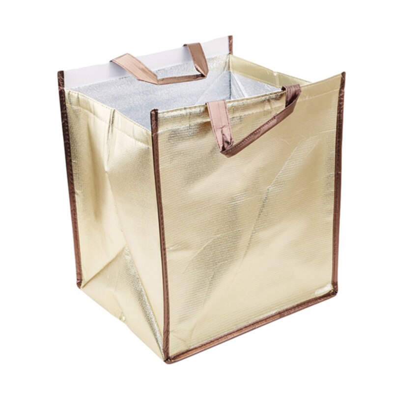 Sac gâteau Pizza froid transporteur sac à main isotherme thermique déjeuner pique-nique boîte thermique repas boissons Cool sac