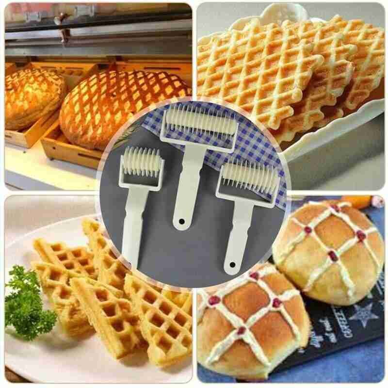 Bakken Gereedschap, Plastic Mesh Cutter, Deeg Roller Cutter, Pizza Kookplaat, Biscuit Pizza Pie Korst Bakvorm