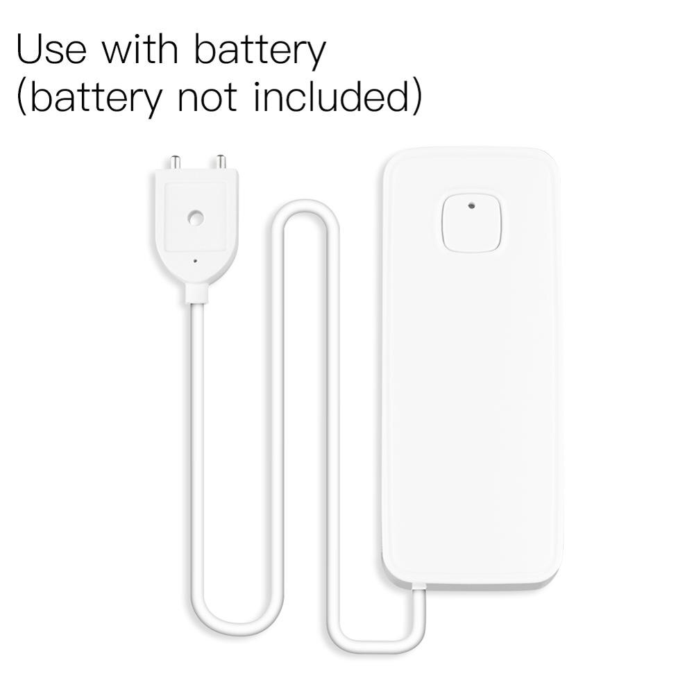 Tuya WiFi Smart Flood Sensor Water Leakage Detector Flood Overflow Alert Security Alarm System Smart Life App Remote Control: Default Title