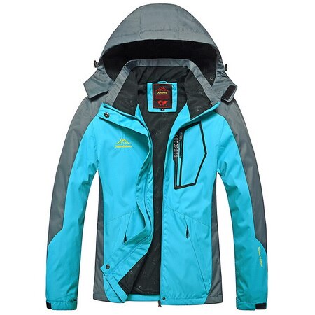 Loclimb kamperen wandelen jassen dames herfst waterdicht winddicht outdoor sport jas klimmen trekking dames windjack ,aw010: Vrouwen meerblauw / Aziatische m