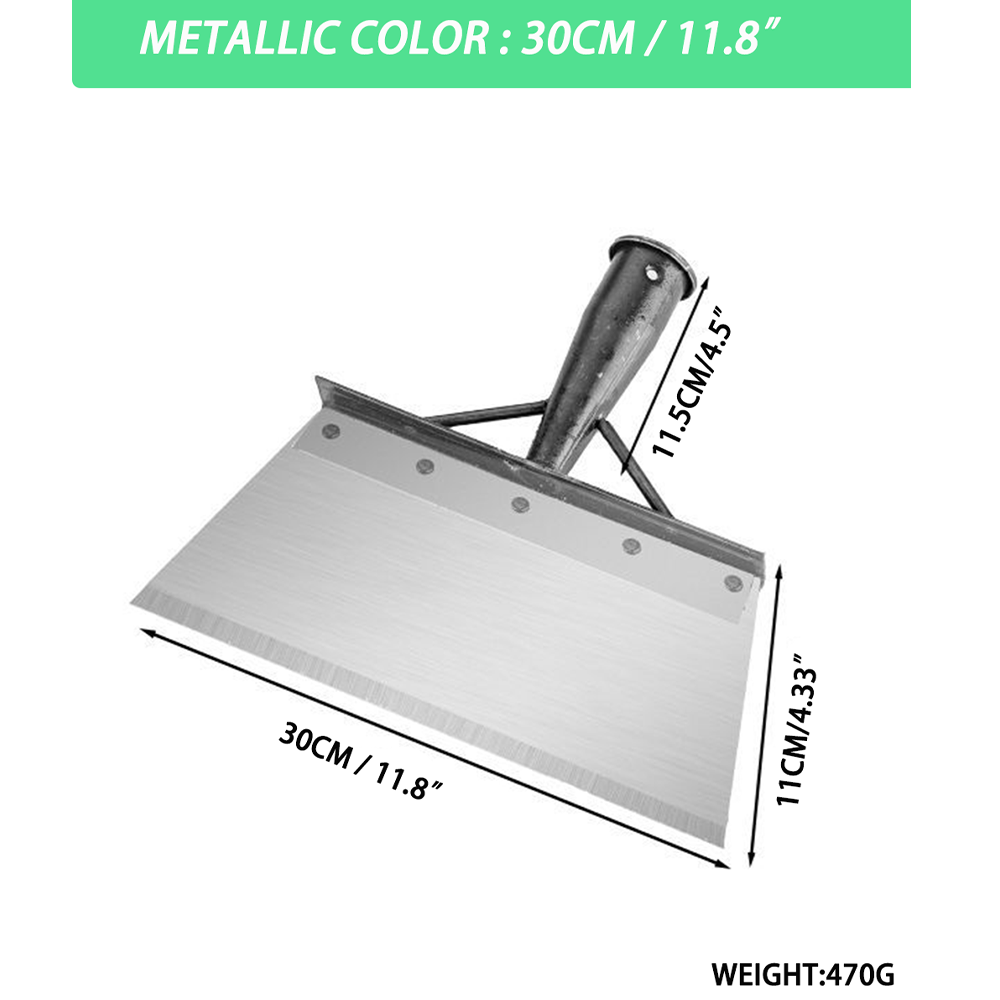 Garden Cleaning Spade Knife Made of Manganese Steel Ideal for Removing Weeds Moss Water Stains and Other Gardening Tasks: Orange