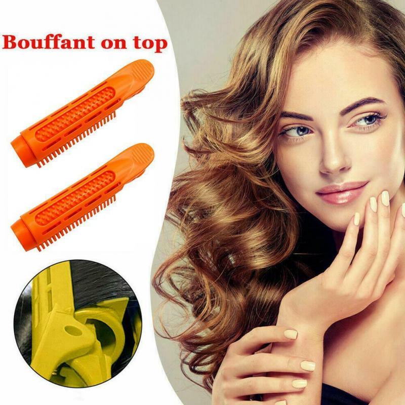 Pinzas voluminizadoras para rizar el pelo, varillas para permanente, rodillos de estilismo, Natural, , 2 uds.