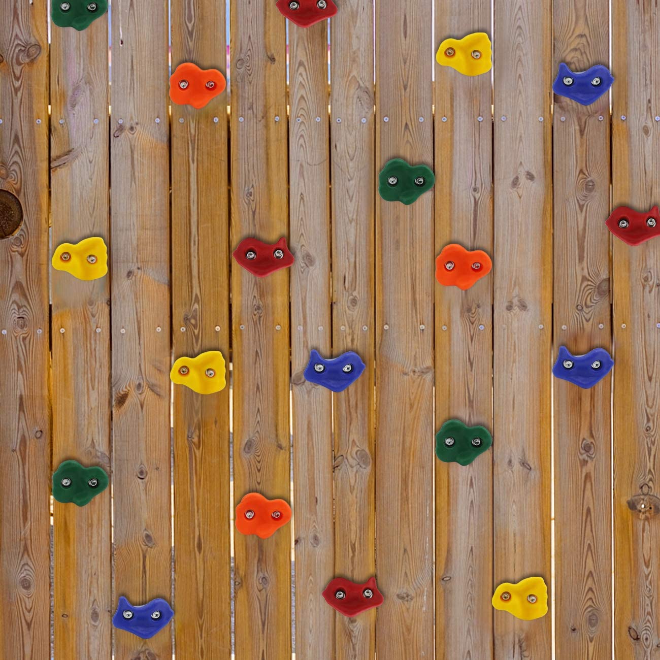 Soportes de escalada para pared de roca para niños, juego de escalada para interior y exterior, Kit de soportes de mano con conjunto de equipo de protección