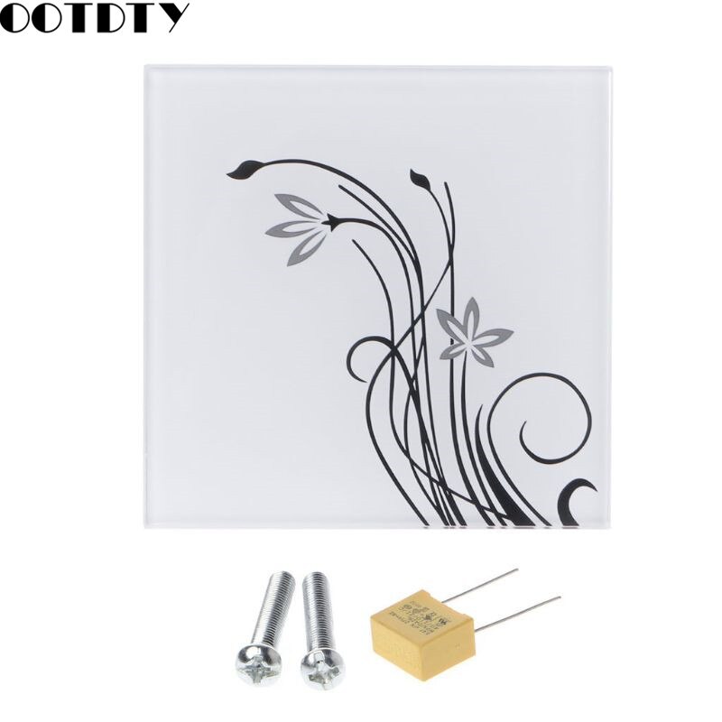 Wall Light Touch Switch 2 Way Home Automation Multi Function Glass Panel 86 Type: White