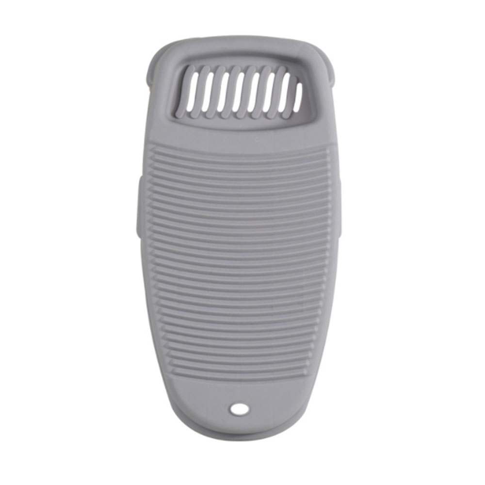 1Pcs Draagbare Kleding Cleaning Tools Antislip Wasserij Accessoires Wasbord Plastic Wassen Boord: Gray