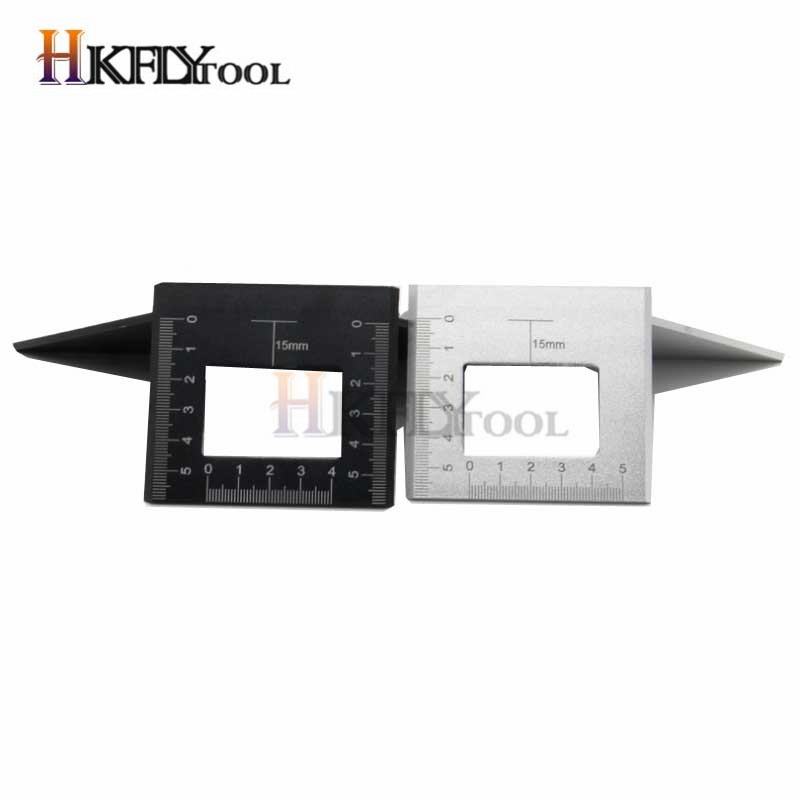 Japanse Aluminium 45 Graden 90 Graden Houtbewerking Multifunctionele Vierkante Gauge Hoek Gradenboog Over De Heerser