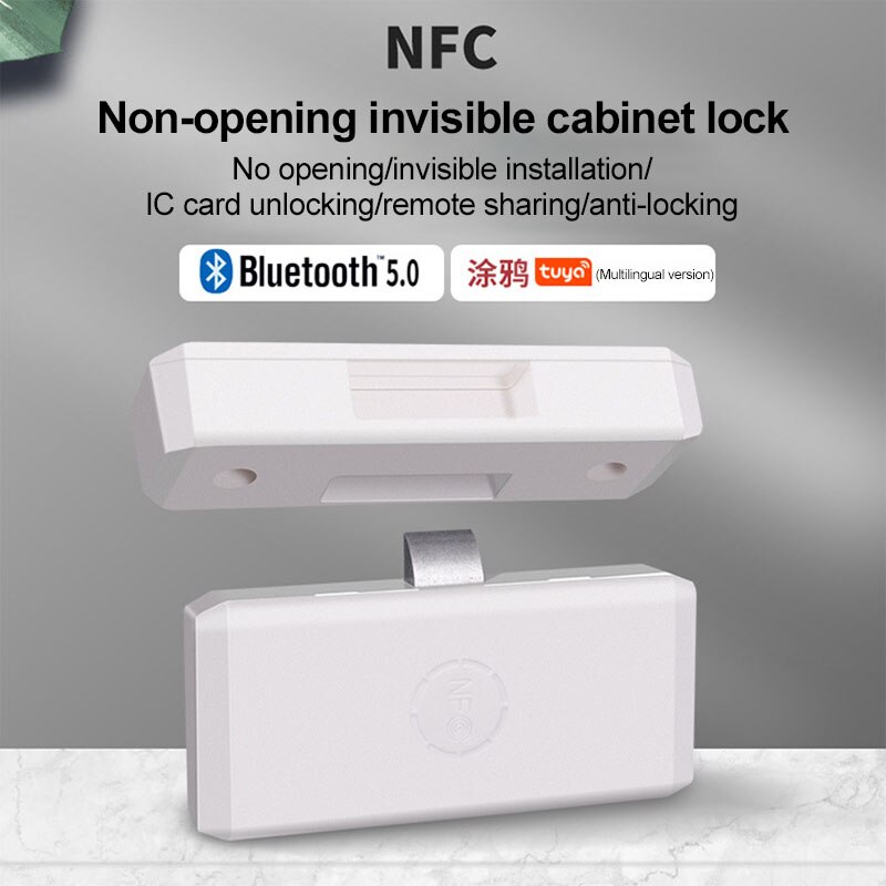 Graffiti APP Smart Drawer Lock Smart Anti-theft Lock Shoe Cabinet File Wardrobe App Remote Control Lock
