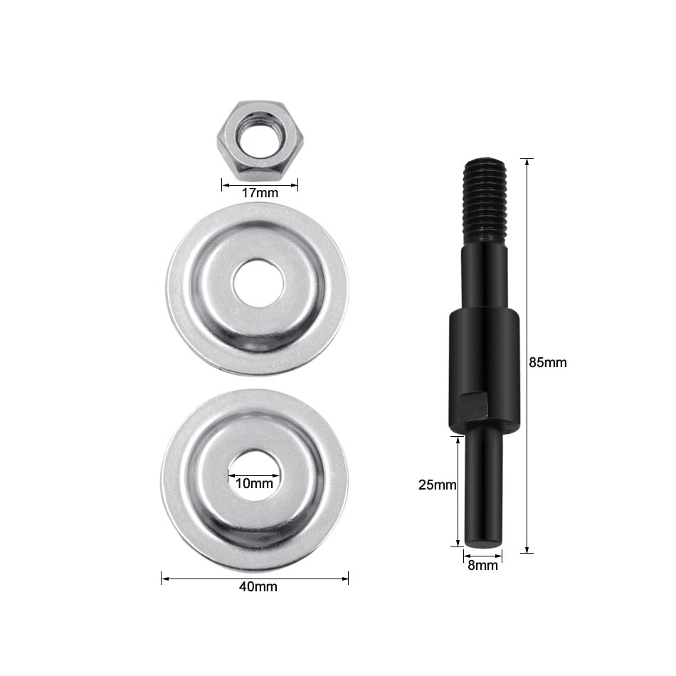 Sliping poleringsskive poleringspute 75mm mini bore tilbehør slipeskive til benksliper roterende verktøy maling rustfjerner: Stang