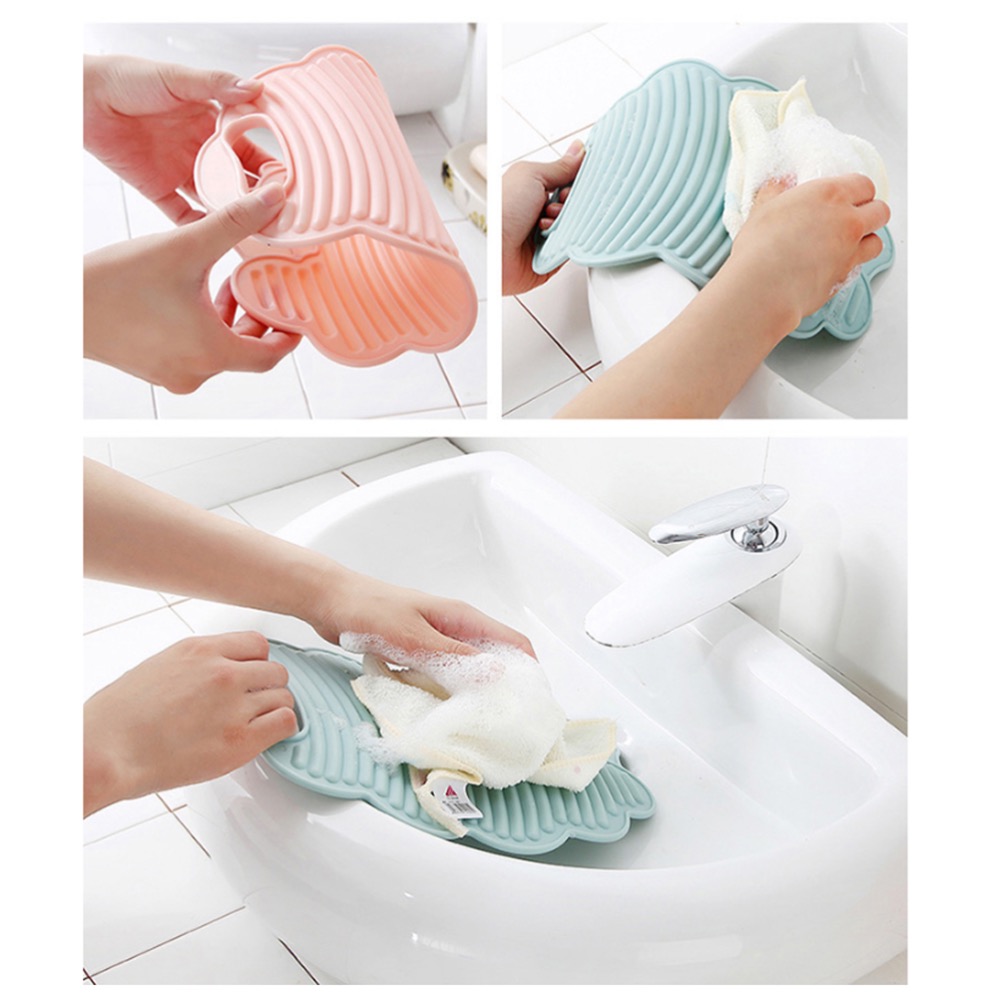 Mini Lamb Washing Machine Home Washing Machine Scrubbing Board Children's Plastic Laundry Board Washboard