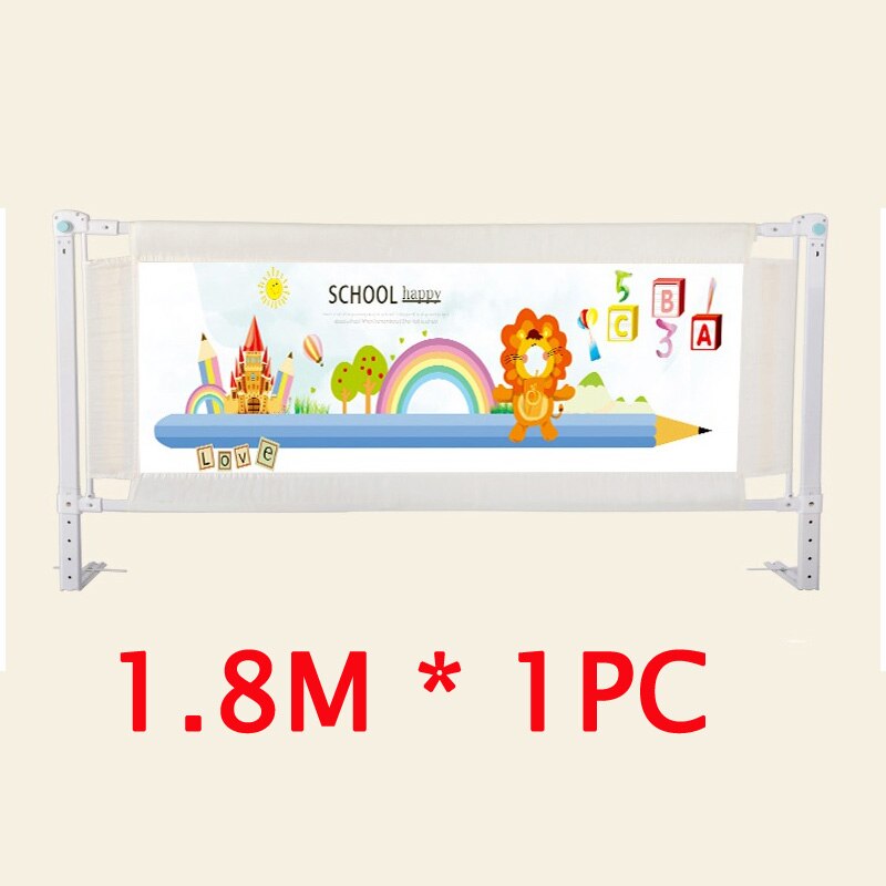 Baby bed fence lift up and down security gate children bed rail kids playen: 1.8m