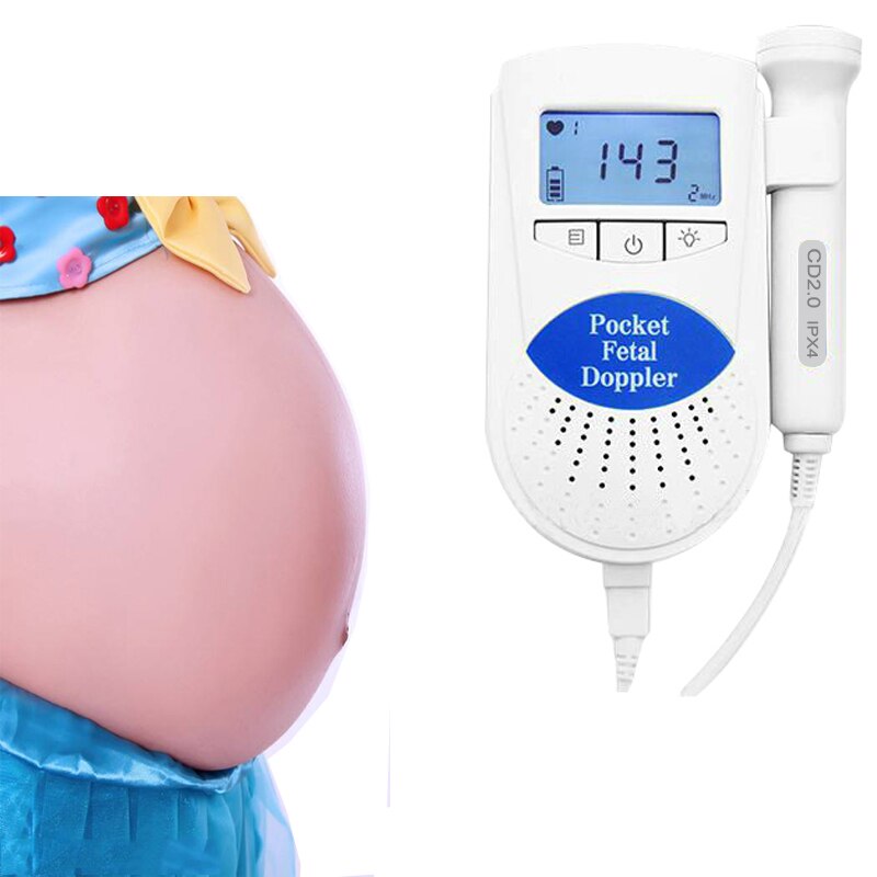 Lomme ultralyd prænatal føtal doppler med display babypleje til husstandsmodel sb